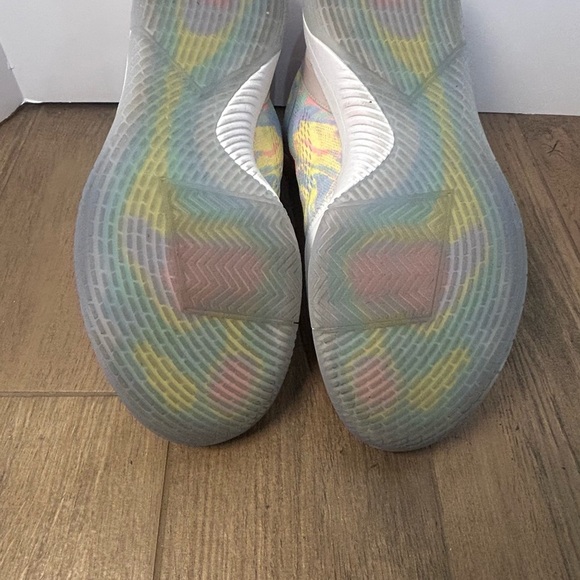 Vibrant Pink and Yellow Athletic Shoes with Chunky Silhouette - Picture 7 of 7